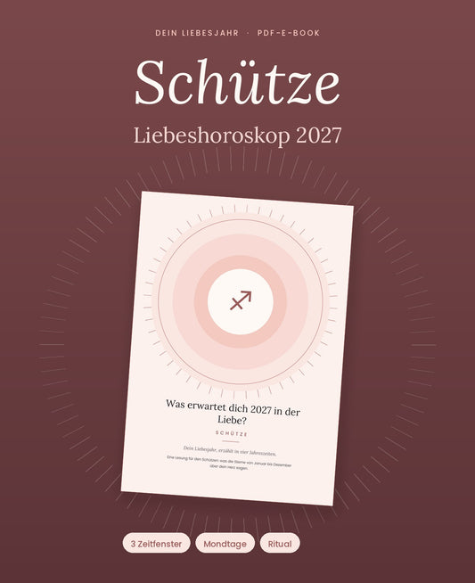 E-Book „Dein Liebeshoroskop 2027: Schütze“