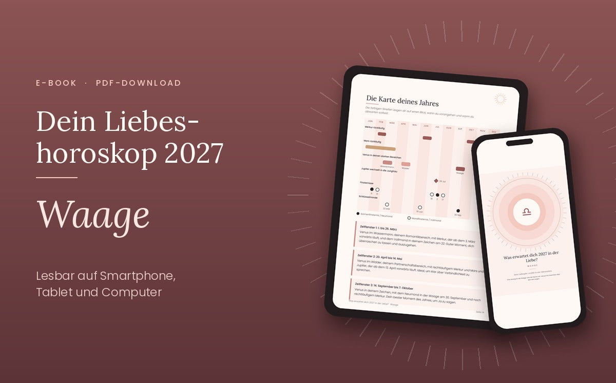 E-Book „Dein Liebeshoroskop 2027: Waage“