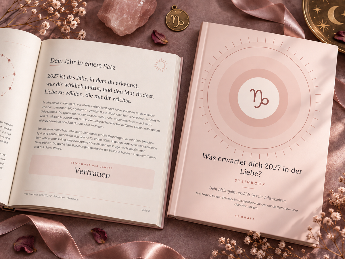 E-Book „Dein Liebeshoroskop 2027: Steinbock“