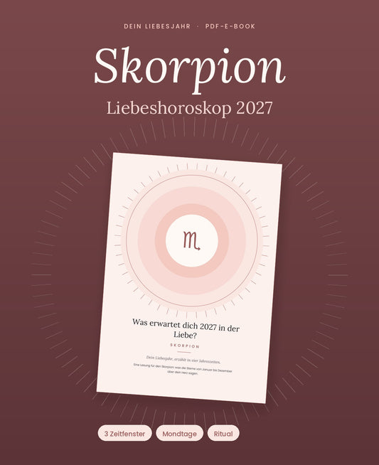 E-Book „Dein Liebeshoroskop 2027: Skorpion“