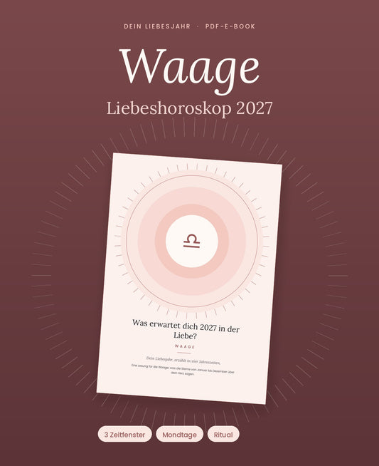 E-Book „Dein Liebeshoroskop 2027: Waage“